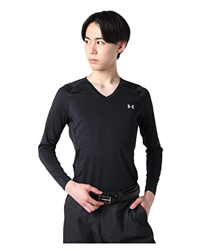 [アンダーアーマー] UA HEATGEAR FITTED LONG SLEEVE V-NECK