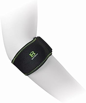 BODYWRAP 1000 Adjustable TENNIS ELBOW SUPPORT STRAP for moderate support and compression to the elbow and upper forearm
