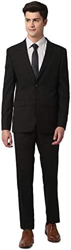 Peter England Men's Polyester Blend Ei Select Workwear Suit-Dress Set