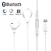 OfsPower OPS-1010B Bluetooth Earbuds, XS Earphones with Mic, Stereo Headphones Noise Isolating Headset - Compatible with iphonee 7 8 10 XR XS Max Earbud, Support iOS System, White