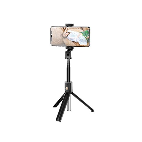 Selfie Stick Bluetooth Aluminium All-in-one Ausziehbares Selfie Stick Stativ Mit Kabelloser Fernbedienung Geeignet Für…