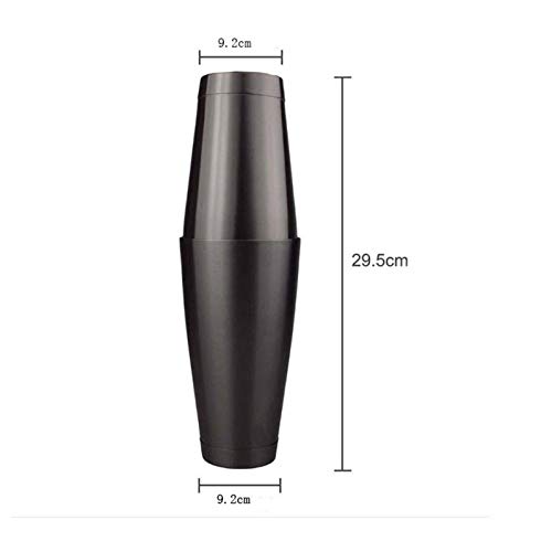 Huachaoxiang Cocktail Shaker, Teiliger Edelstahl Boston Shaker Set Cocktailshaker Barset Für Alle Professionelle… – Bild 5
