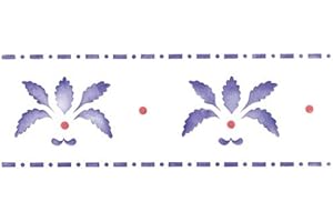 Designer Stencils Large Colonial Oak Leaf Wall Stencil SKU #619A