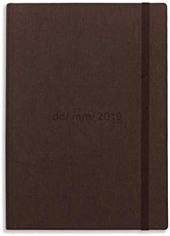 Rubberband Products 2019 A5 Linen Planner (Brown)