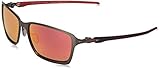 Oakley Men's Tincan Carbon OO6017-07 Iridium Rectangular Sunglasses