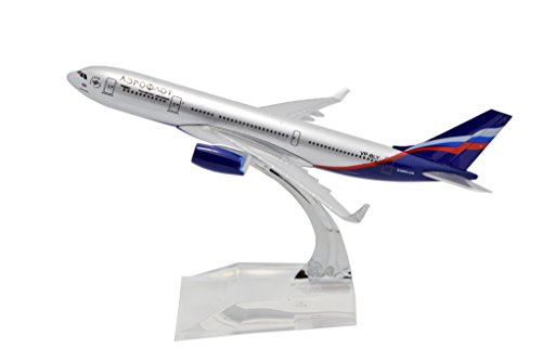 TANG DYNASTY(TM) 1:400 16cm Air Bus A330 Aeroflot Metal Airplane Model Plane Toy Plane Model