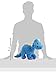 goDog 770163 Dinos Bruto with Chew Guard Technology Tough Plush Dog Toy, Large, Blue
