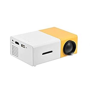Mini Beamer Portable 320 * 240 Fysieke resolutie LED Beamer voor Home Theater Projector Ondersteuning 1080P HDMI, AV…