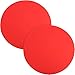 2 Pack 12 Inch Silicone Microwave Mat Non-Stick Oven Mat Microwave Turntable Mat (Red)