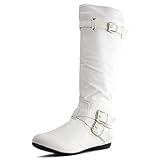 Kali Footwear Women's Double Buckle Flat Fashion Boots Arcade