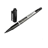 Pack of 6 Dual Skin Marker Pen Scribe Tattoo Piercing Pen Supply Tool Body Art