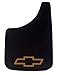 Chevy Gold Bowtie Easy Fit Mud Guard - Set of 2  ~ Plasticolor 