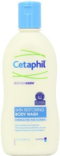 Cetaphil Restoraderm Eczema Calming Body Wash, Fragrance Free - Buy Packs and SAVE (Pack of 5)