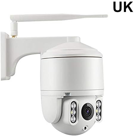 Security Camera,Remote WiFi HD Night Vision Camera Outdoor Rotating Day and Night Full Color Wateproof Automatic Tracking Surveillance Camera