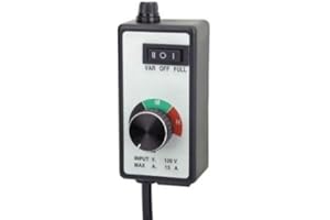 Gino Development 09-0123 TruePower Variable Dial Router Speed Controller for Duct and Inline Fans
