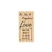 Ella Celebration Wooden Rubber Stamp for Tags, Key Bottle Openers (Key to Happiness)