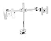 MonMount Dual LCD Monitor Stand Desk Clamp Holds Up to 24-Inch LCD...