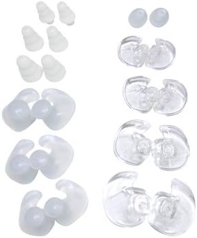 Swimbuds Sport Replacement Earbuds VARIETY PACK | 3 Sizes Fins Earbuds (Transparent), 4 Sizes Ergos Earbuds (Transparent), 3 Sizes Trees Earbuds (White), 1 Size Rounds (Transparent)