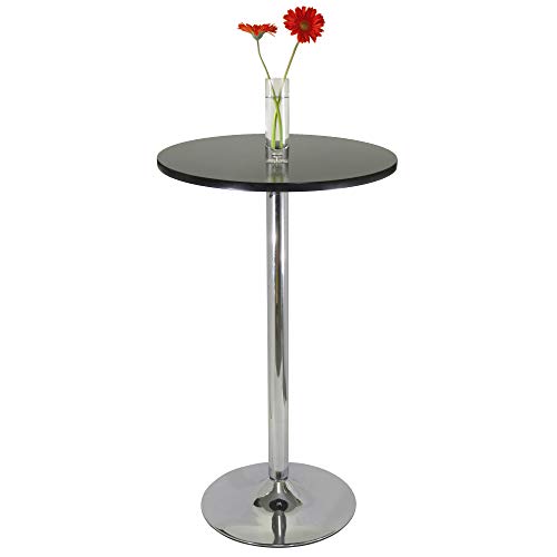 Winsome Wood 93624 Spectrum Dining, Black & Chrome
