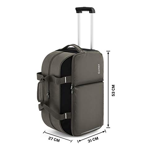 Gonex Rolling Duffle Bag with Wheels, 40L Water Repellent Wheeled