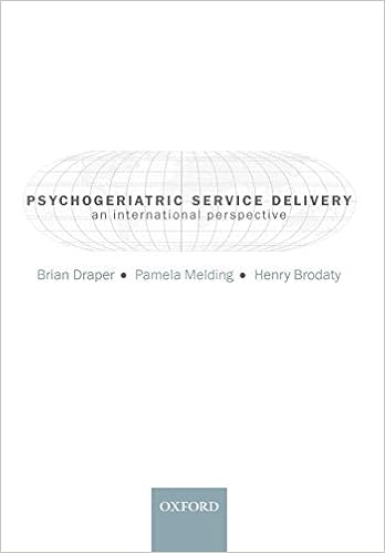 Psychogeriatric Service Delivery An International - 