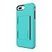 Incipio Stowaway iPhone 8 Plus & iPhone 7 Plus Case with Credit Card Slot Holder and Integrated Stand for iPhone 8 Plus & iPhone 7 Plus - Turquoise/Charcoal