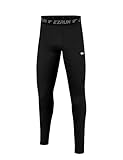 EZRUN Youth Boys' Leggings Thermal Base Layer Sports Soccer Tights Fleece Lined Compression Pants