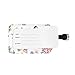 Cooper girl Flowers Unicorn Luggage Tag Travel ID Label Leather for Baggage Suitcase 1 Piece