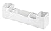 mDesign Office Supplies Desk Organizer for Scissors, Pens, Markers, Highlighters, Tape - 8 Compartments, White