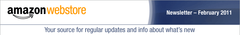 Amazon Webstore Newsletter - January 2011