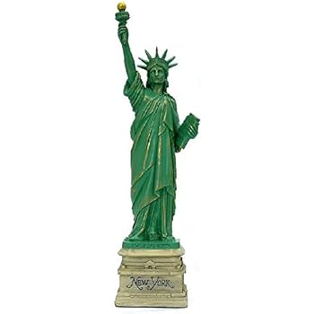 MONKEY KING MK Statue of Liberty Statue Sculpture from New York City Liberty Island Collection Souvenirs (8.25 Inches Tall)