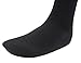 Yomandamor Mens Bamboo Diabetic Over The Calf Socks,4 Pack Size 10-13