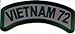 VIETNAM 72 Rocker Military VET Veteran POW War MC Club Biker Vest Patch PAT-1957