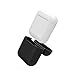 Xberstar Silicone Shock Proof Protective Case Sleeve Skin Cover for AirPods True Wireless Headphone Charging Box (Black)