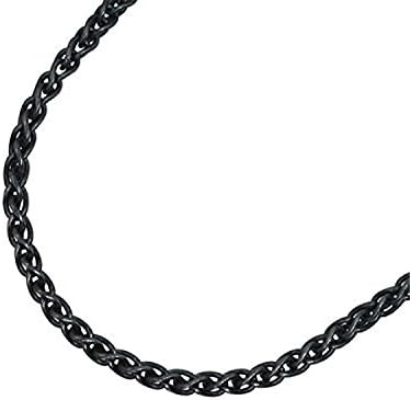 新宿銀の蔵 いぶし スピガチェーン 長さ40 60cm 40cm 幅3 4mm 濃いめ シルバー 925 ネックレス チェーン ネックレスチェーン メンズ Sv