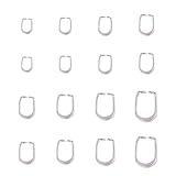 PH PandaHall 160 pcs 8 Sizes 304 Stainless Steel
