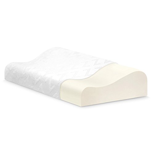 Z Memory Foam Contour Pillow - Luxurious Washable Cover - Queen