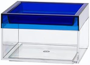 AMAC Stacking Canisters, 2 1/2 in. Blue set of 3