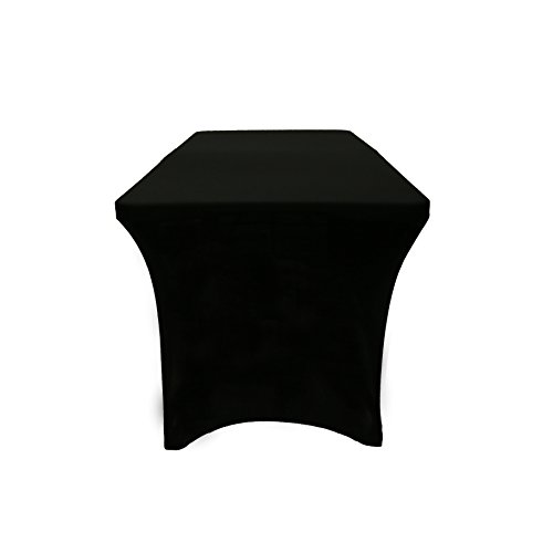 YOUR CHAIR COVERS 8 ft Rectangular Fitted Spandex Tablecloths Patio