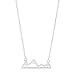 Mountain Necklace for Outdoor Lovers, Hikers, Skiers, Snowboarders, Hiking Enthusiasts, Snow Mountain Lovers, Mountain Cabin