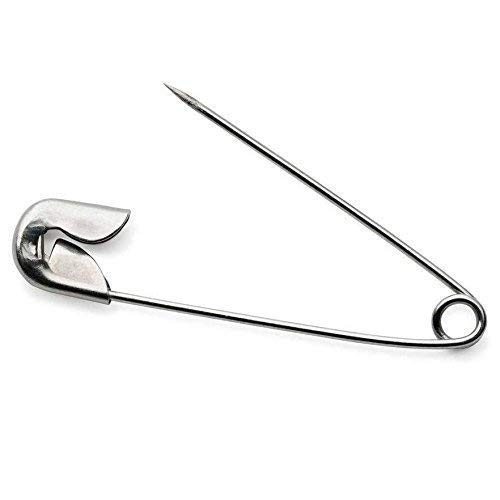 image for WhopperIndia 2” Heavy Duty Safety Pins Extra Strong and Large Steel 