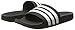 adidas Unisex-Child Adilette SC Sandal, Core Black/White/Core Black, 5