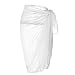 Ayliss Womens Swimwear Chiffon Cover up Solid Color Printed Beach Sarong Swimsuit Wrap Skirt Bathing Bikini Resort Wear