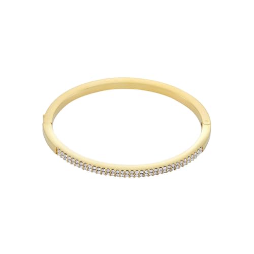 Ellis JF04862710 - Pulsera de acero inoxidable para Mujer, color dorado, Talla única, Acero inoxidable, No es una piedra preciosa, Oro Brillante, Shiny Gold