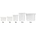 UNIQ [25Count] 32 oz Freezer Containers and Lids - With Non-vented Lids to Prevent Freezer Burn - Premium Heavy Duty Quart Ice Cream Containers Frozen Dessert Supplies