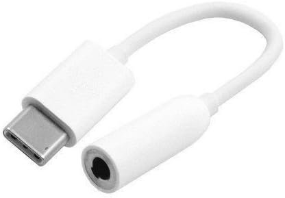 AVMART Type C to 3.5mm Headphone Jack Adapter - White