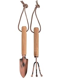 Esschert Design gt119 Cobre Plateado Mini Herramientas