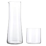Lily's Home Bedside Night Water Carafe with Tumbler Glass