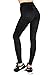 Aenlley Women's Activewear Yoga Pants High Rise Workout Gym Spanx Tights leggings Color Black Size L