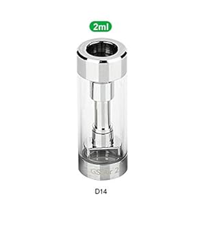 Eleaf GS Air 2 Ersatzglas Tankeinsatz Pyrex Edelstahl Tank (GS Air 2 D14 mm)